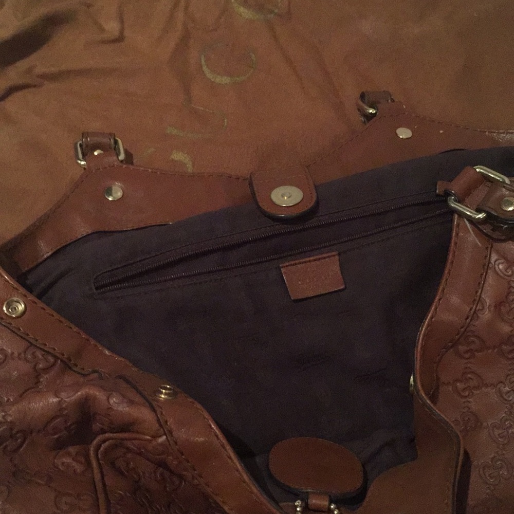 Authentic gucci brown bag - Picture 4 of 8
